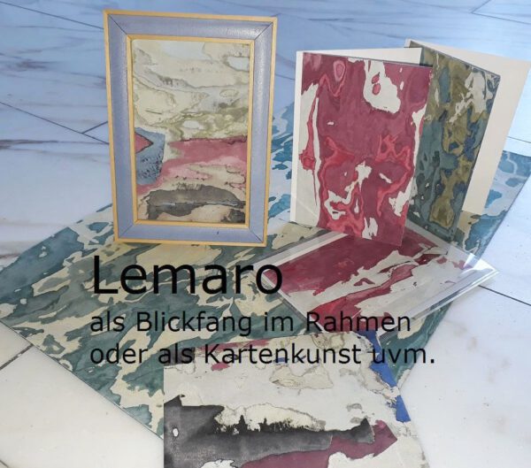 1x Lemaro Leder (LE-59), bunt gemischt, multicolor, Stärke: ca. 0,8mm, Maß: ca. 59x29cm – Bild 3