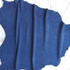 1x Lederhaut (LO-316), marineblau velour