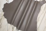 1x Lederhaut (LO-836), graubraun, nappa