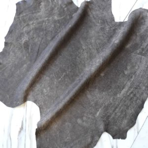 1x Lederhaut (LH-890), antikgrau 0,6mm, nubuk