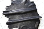 1x Lederhaut (LH-905), antik-anthrazitgrau 0,8mm, nappa metallic