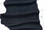1x Lederhaut (HO-944), schwarz 0,6mm, velours