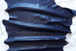 1x Lederhaut (HO-951), stahlblau 0,7mm, nappa