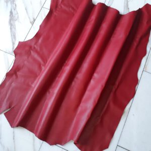 1x Lederhaut (GO-952), kirschrot 0,7mm, nappa