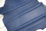 1x Lederhaut (GO-958), jeansblau 0,5mm, nappa