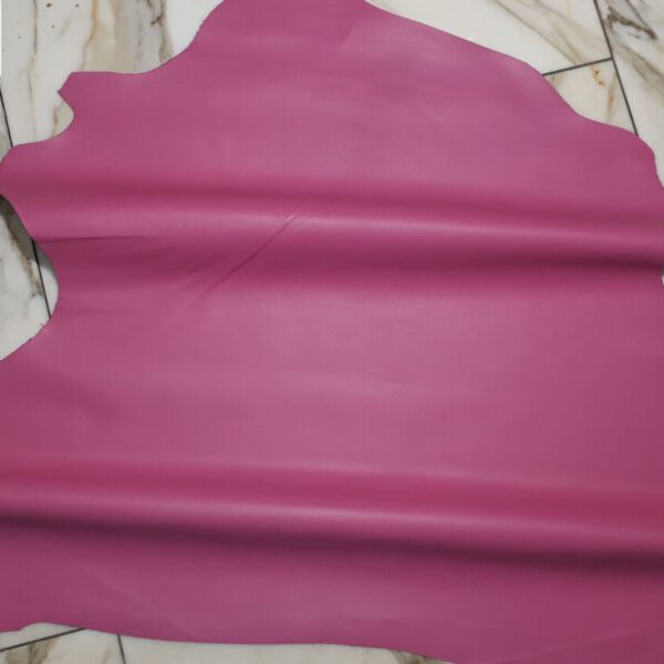 1x Lederhaut (JO-1108), pink 0,8mm, nappa