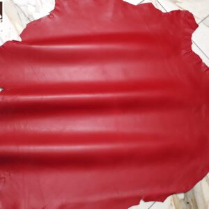 1x Lederhaut (ZH-1131), erdbeerrot 0,8mm, nappa