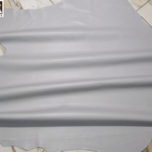 1x Lederhaut (QO-1133), steingrau 0,7mm, nappa