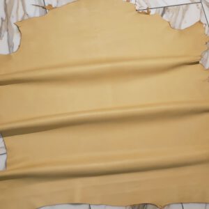 1x Lederhaut (ZO-1218), weizenfarben 0,6mm, nappa