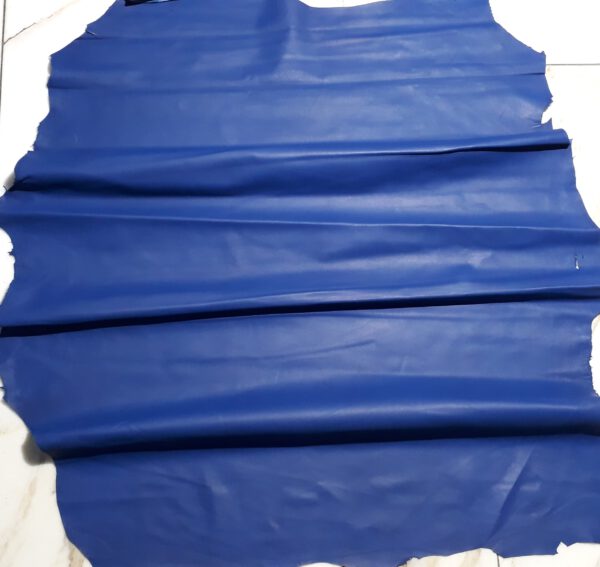 1x Lederhaut (ZO-1211), royalblau 0,6mm, nappa