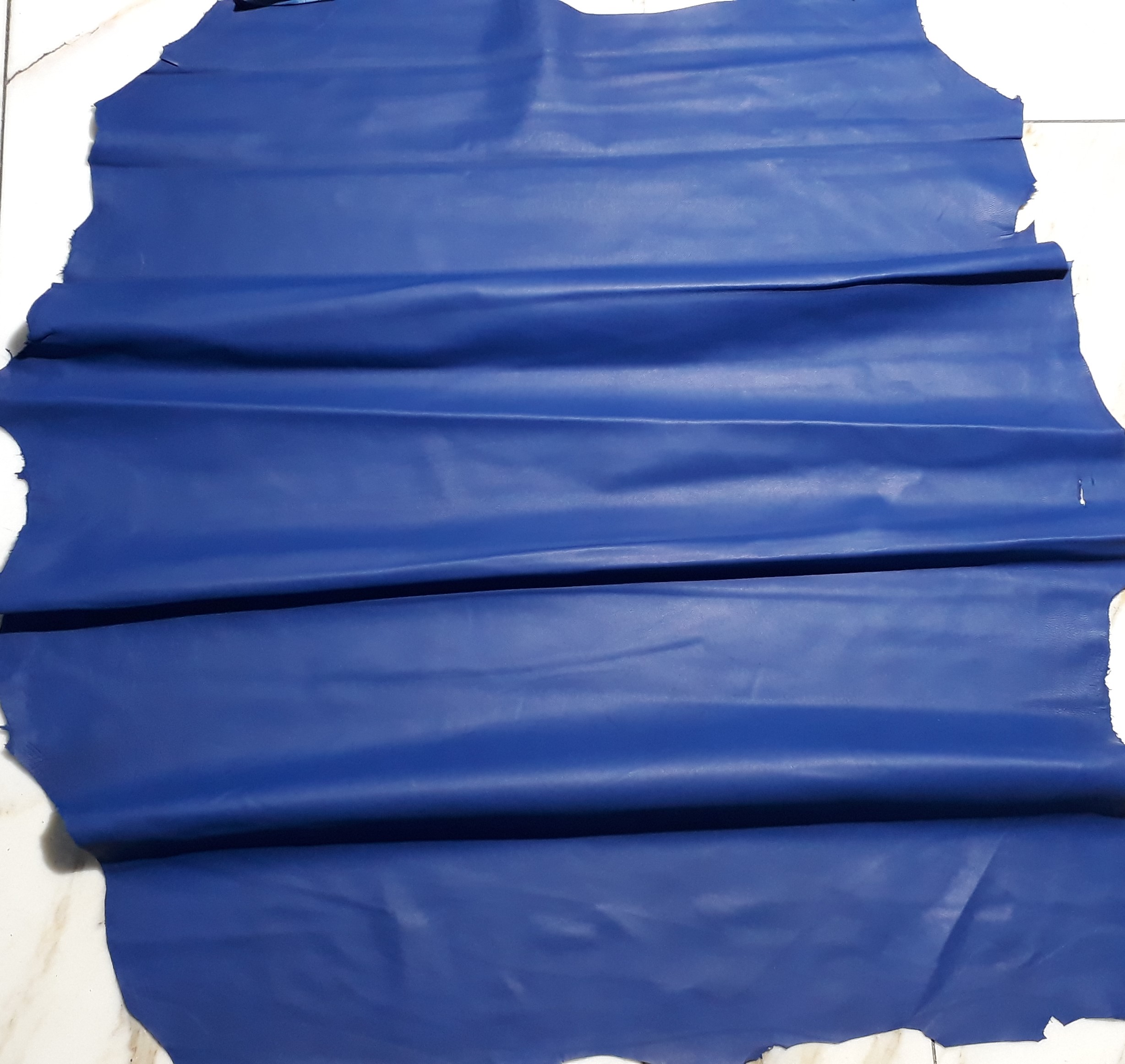 1x Lederhaut (ZO-1211), royalblau 0,6mm, nappa