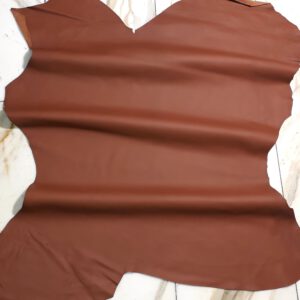 1x Lederhaut (ZO-1214), nougatbraun 0,6mm, nappa