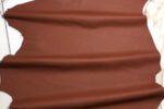 1x Lederhaut (ZO-1215), nougatbraun 0,6mm, nappa