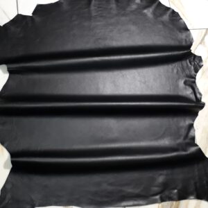 1x Lederhaut (JO-1220), anthrazitschwarz 0,7mm, nappa
