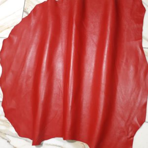 1x Lederhaut (XO-1226), erdbeerrot 0,8mm, nappa