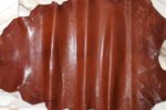 1x Lederhaut (XO-1229), rostbraun 0,7mm, nappa