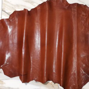 1x Lederhaut (XO-1229), rostbraun 0,7mm, nappa