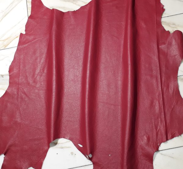 1x Lederhaut (HO-1237), himbeerrot 0,6mm, nappa