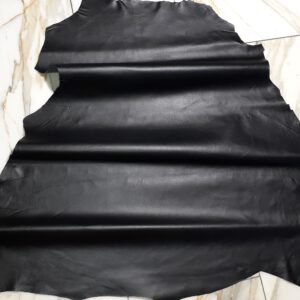 1x Lederhaut (SO-1268), anthrazitschwarz 0,6mm, nappa