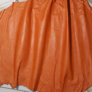 1x Lederhaut (SC-1417), orangefarben 0,7mm, nappa