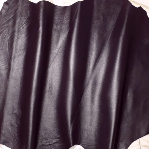 1x Lederhaut (SD-1428), auberginefarben 0,8mm, nappa