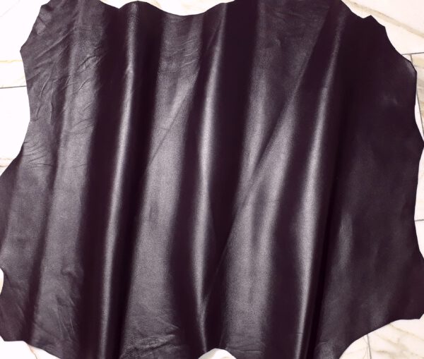 1x Lederhaut (SD-1428), auberginefarben 0,8mm, nappa