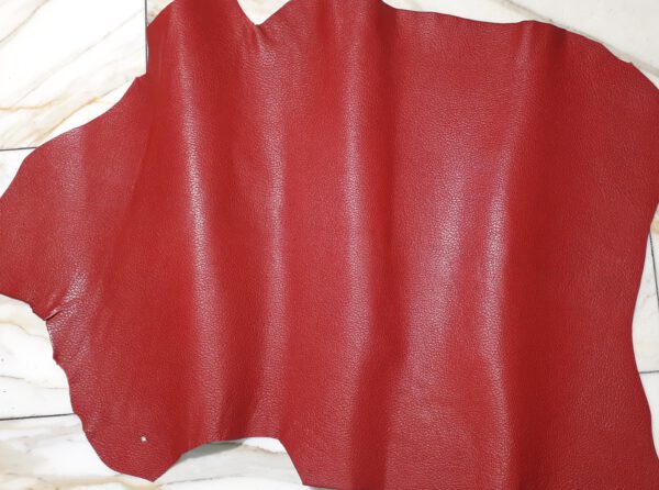1x Lederhaut (SD-1436), rostrot, 1,4mm, nappa – Bild 2