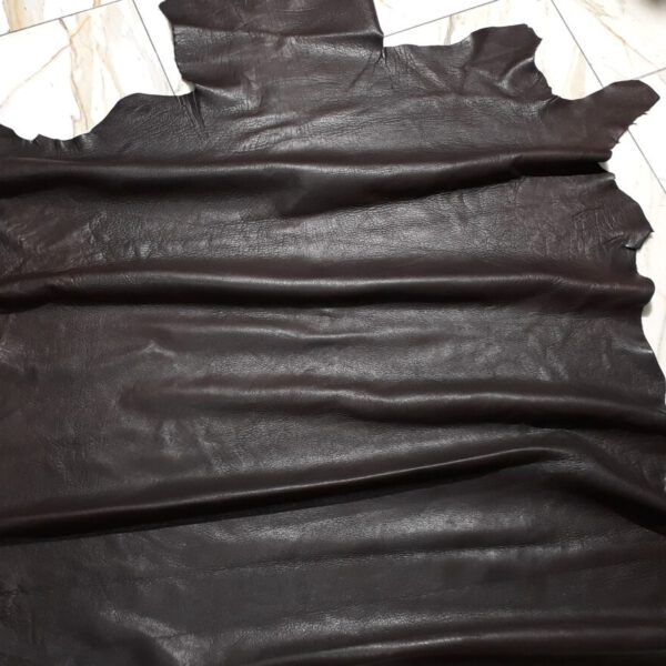 1x Lederhaut (SD-1442), schokobraun, 0,9mm, nappa