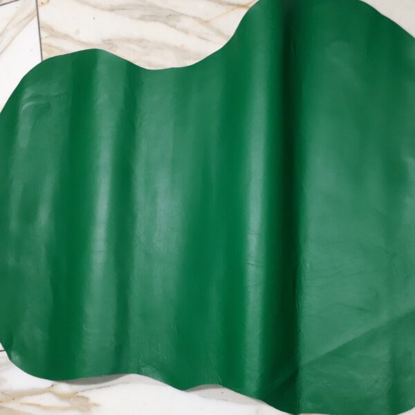 1x Lederhaut (SC-1460), smaragdgrün, 1,0mm, nappa
