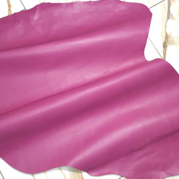 1x Lederhaut (SC-1461), fuchsiafarben, 1,0mm, nappa