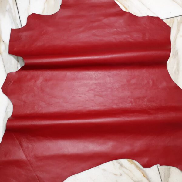1x Lederhaut (SC-1462), kirschrot, 0,6mm, nappa