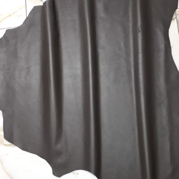 1x Lederhaut (SE-1465), graubraun, 0,6mm, nappa