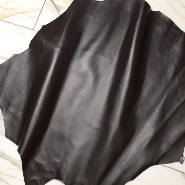 1x Lederhaut (SE-1468), moccabraun, 0,6mm, nappa