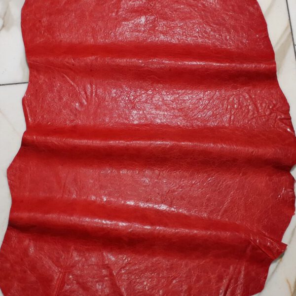 1x Lederhaut (LO-1470), erdbeerrot, 0,7mm, nappa