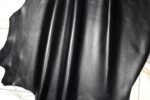 1x Lederhaut (SE-1480), anthrazitschwarz, 0,8mm, nappa