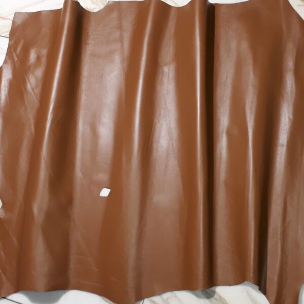 1x Lederhaut (SE-1481), cognacbraun, 0,8mm, nappa