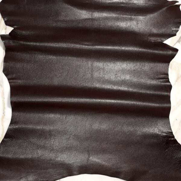 1x Lederhaut (LO-1486), moccabraun, 0,8mm, nappa