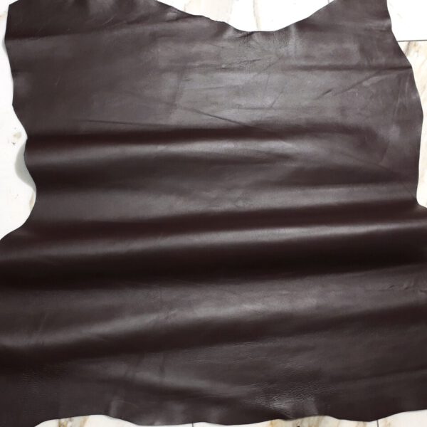 1x Lederhaut (SE-1492), schokobraun, 0,9mm, nappa