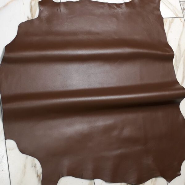 1x Lederhaut (SD-1495), schokobraun, 0,9mm, nappa