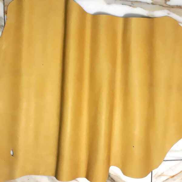 1x Lederhaut (SD-1497), maisgelb, 0,9mm, nappa