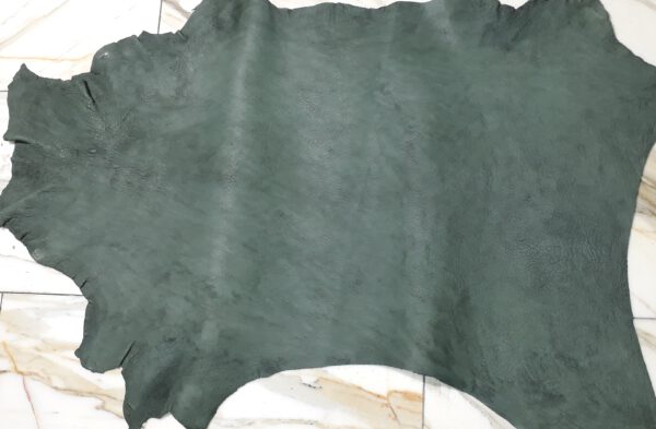 1x Lederhaut (LO-1500), antikgrün, 0,9mm, nappa