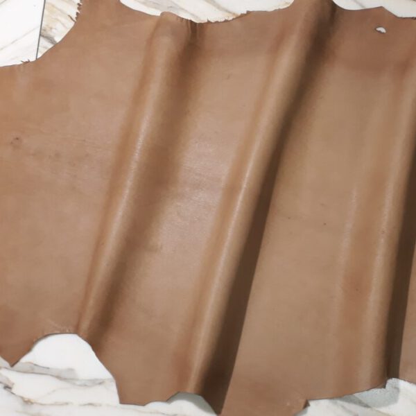 1x Lederhaut (SB-1504), antik-hellbraun, 1,0mm, nappa
