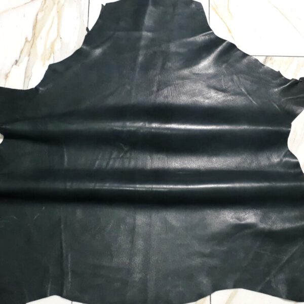 1x Lederhaut (BO-1513), petrolgrün, 1,0mm, nappa