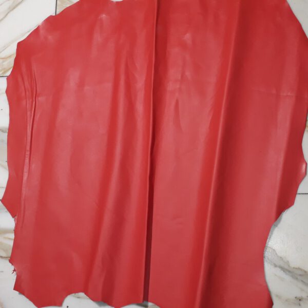 1x Lederhaut (JO-1514), korallenrot, 1,1mm, nappa