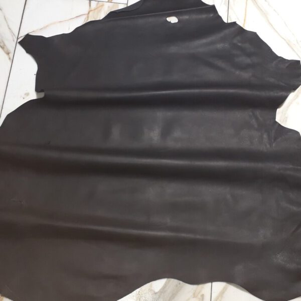 1x Lederhaut (JO-1515), anthrazitgrau, 0,6mm, nappa