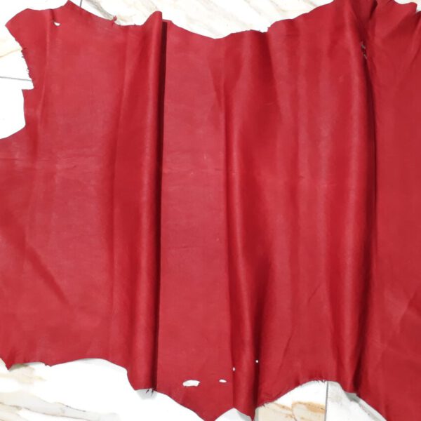 1x Lederhaut (LO-1520), erdbeerrot, 0,5mm, nappa