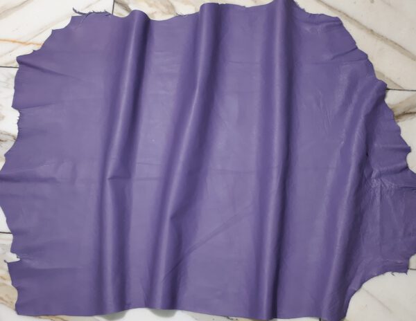 1x Lederhaut (LO-1529), lila, 0,3mm, nappa