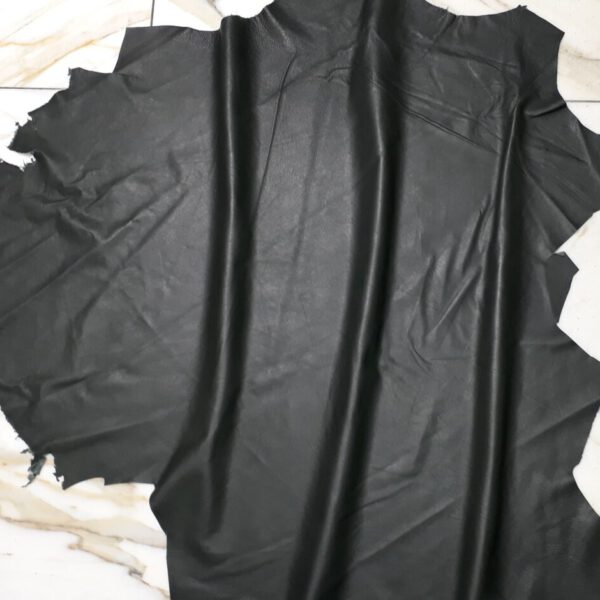 1x Lederhaut (LH-1531), lodengrün, 0,3mm, nappa