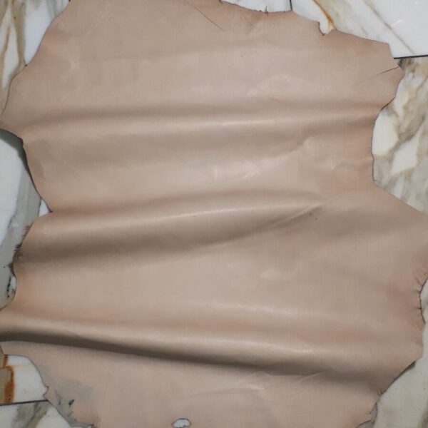 1x Lederhaut (LH-1536), hautfarben, 0,3mm, nappa