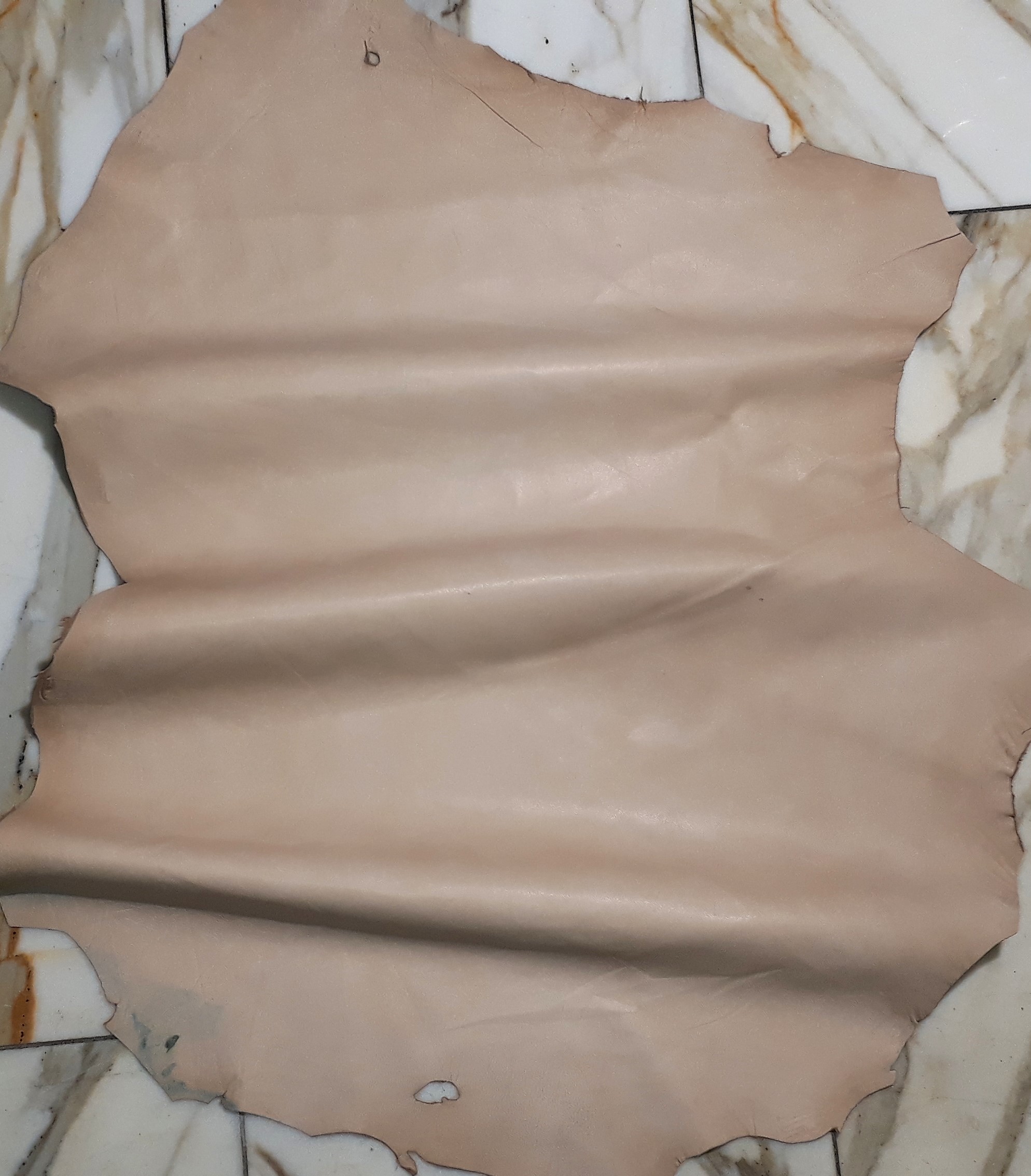 1x Lederhaut (LH-1536), hautfarben, 0,3mm, nappa